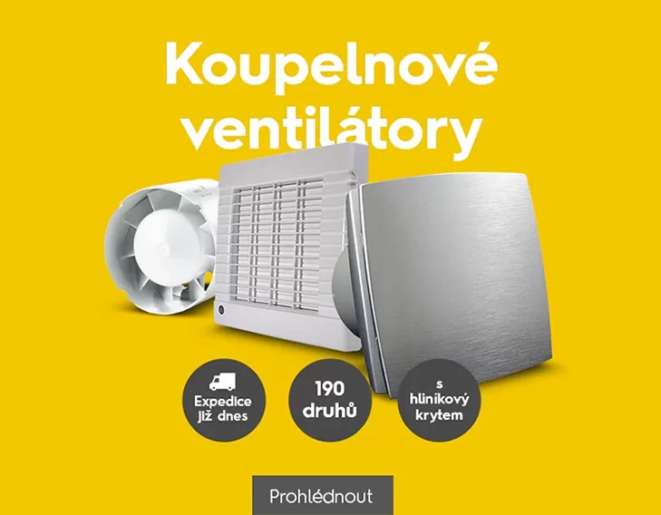 Koupelnové ventilátory