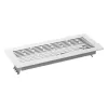 Kovová ventilační mřížka 300x100 mm pro zakončení kovového konektoru do podlahy DALAP 197526