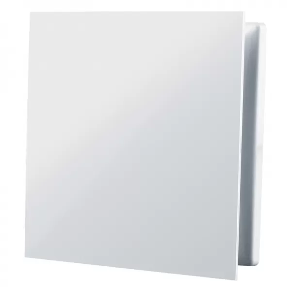 Dekorativní PVC mřížka se síťkou a rovným krytem 160 x 160 mm, bílá DALAP 3130