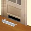 PVC dveřní ventilační mřížka s regulací 368x130 mm, hnědá DALAP 3731