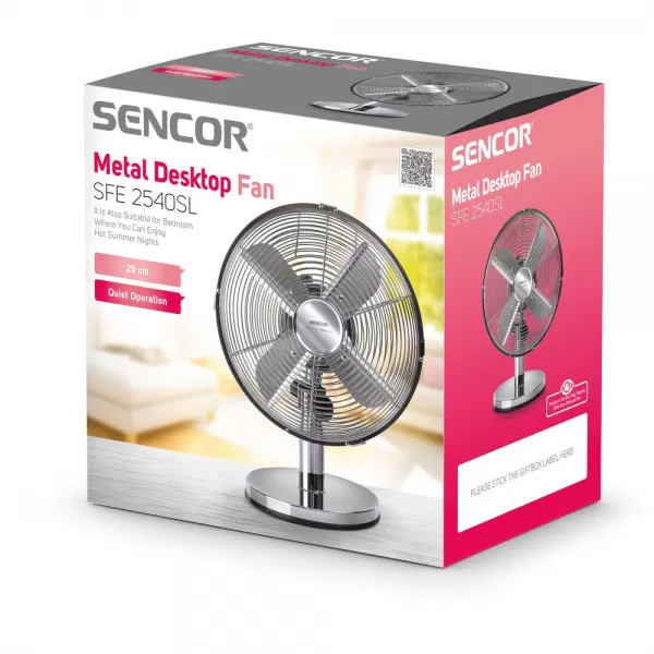 Stolní ventilátor SENCOR SFE 2540SL