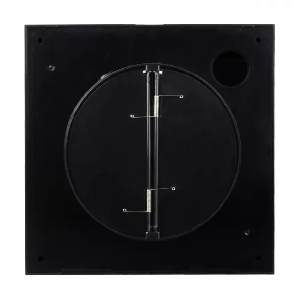 Ventilátor do koupelny axiální v černé barvě Ø 125 mm se zpětnou klapkou DALAP 41096