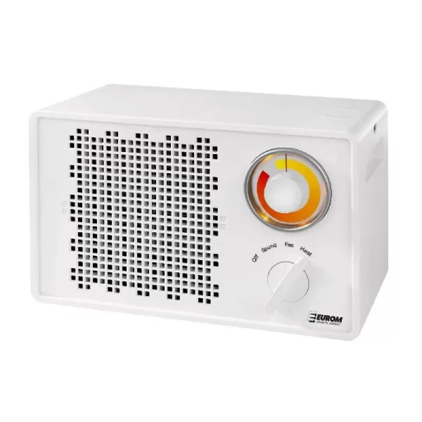 Teplovzdušný keramický ventilátor s bluetooth reproduktorem EUROM Heat-Boost 1500
