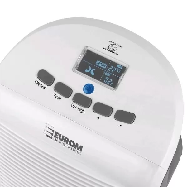 Teplovzdušný ventilátor EUROM Safe T 2000 LCD