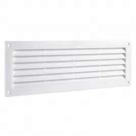PVC dveřní větrací mřížka 462x124 mm, bílá DALAP 8565