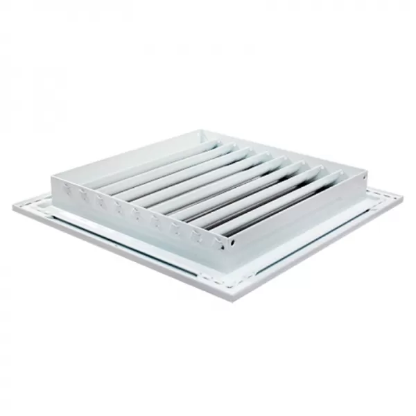 Větrací mřížka z vysoce kvalitního extrudovaného hliníku 200x200 mm, bílá DALAP 90370