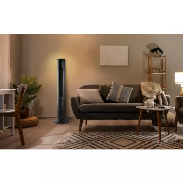 Sloupový ventilátor s ovládáním a podsvícením DOMO DO8153