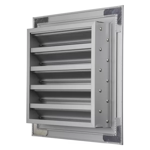 Hliníková větrací mřížka s pevnými lamelami 400x200 mm DALAP 9721