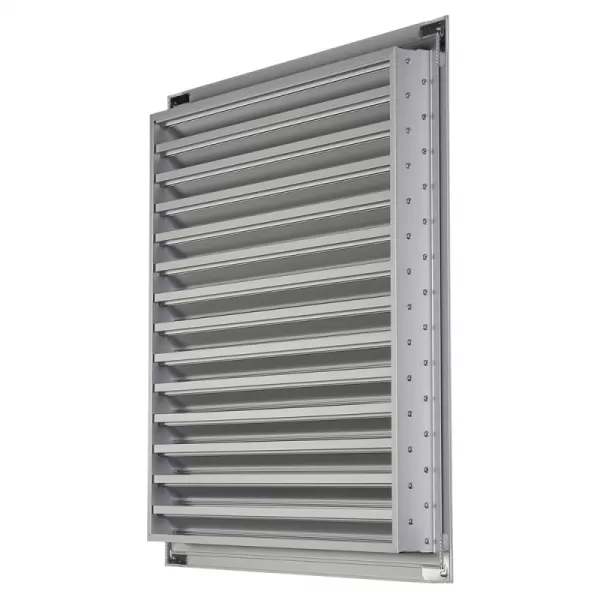 Hliníková větrací mřížka s pevnými lamelami 500x500 mm DALAP 9726