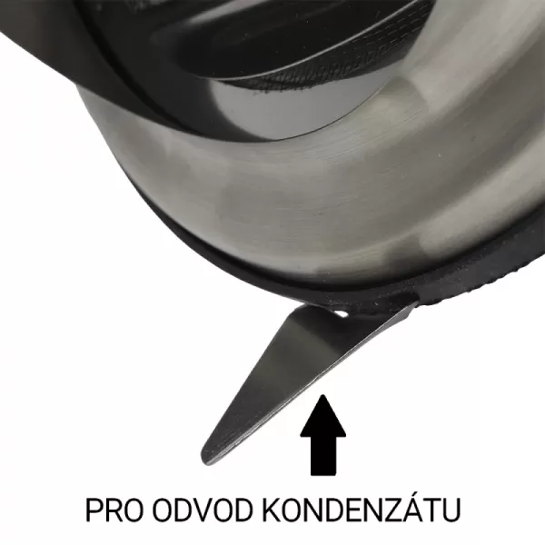 Nerezová větrací mřížka s přírubou, krytem a síťkou Ø 100 mm DALAP 99332