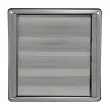 Větrací mřížka nerezová s přírubou a samotížnou žaluzií 180x180 mm, Ø 150 mm DALAP 99491