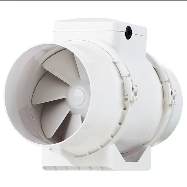Výkonný plastový potrubní ventilátor 123mm DALAP AP 125 Z