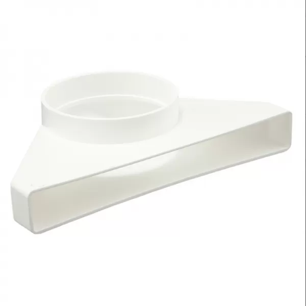 Redukce z kulatého na hranaté potrubí 90°, 308 x 29 mm / Ø 100 mm DALAP 3013