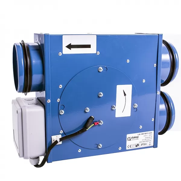 Malý kovový ventilátor 99mm DALAP LIN 100/100*2 mini