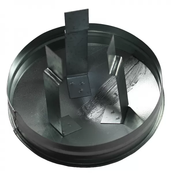 Stříška protidešťová z pozinkovaného plechu k zakončení vzduch. Rozvodů, 140 - 200 mm DALAP PSA 140-200