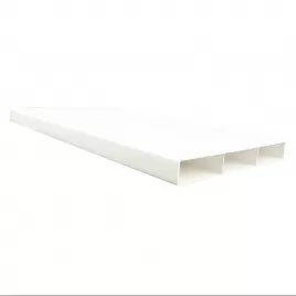 PVC potrubí hranaté pevné 234 x 29 mm / 0,5 m DALAP 6001