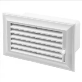 Mřížka hranatá 204 x 60 mm s mechanickou klapkou DALAP 872