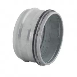 Záslepka z pozinkované oceli k ukončení vzduchovodů, 125 mm, vhodná do 100 °C DALAP END CAP-O 125