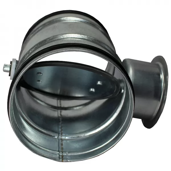 Mechanická klapka/spojka manuální z pozinkované oceli se těsnící gumou, 315 mm DALAP KTS 315