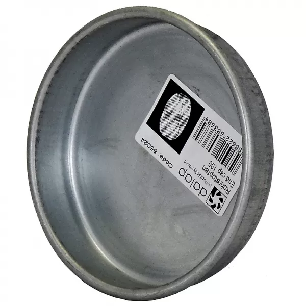 Záslepka z pozinkované oceli k ukončení vzduchovodů, 150 mm, vhodná do 100 °C DALAP END CAP 150