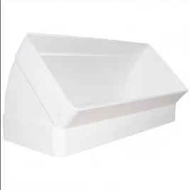 Koleno vertikální, hranaté 45° 308 x 29 mm DALAP 3011