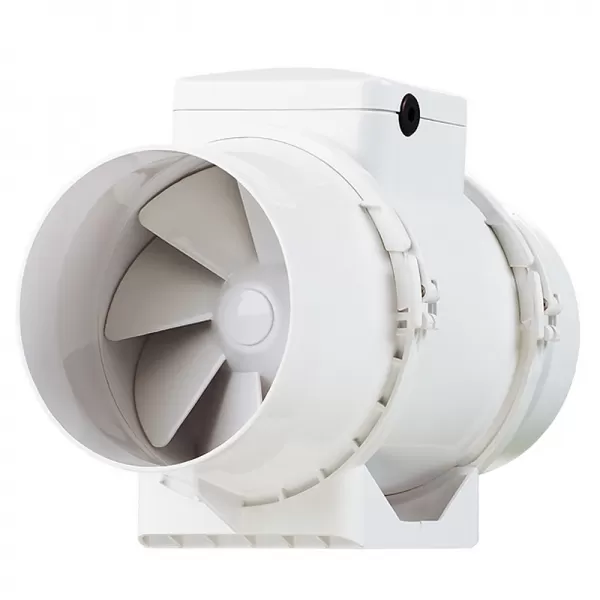 Výkonný plastový potrubní ventilátor 123mm DALAP AP 125