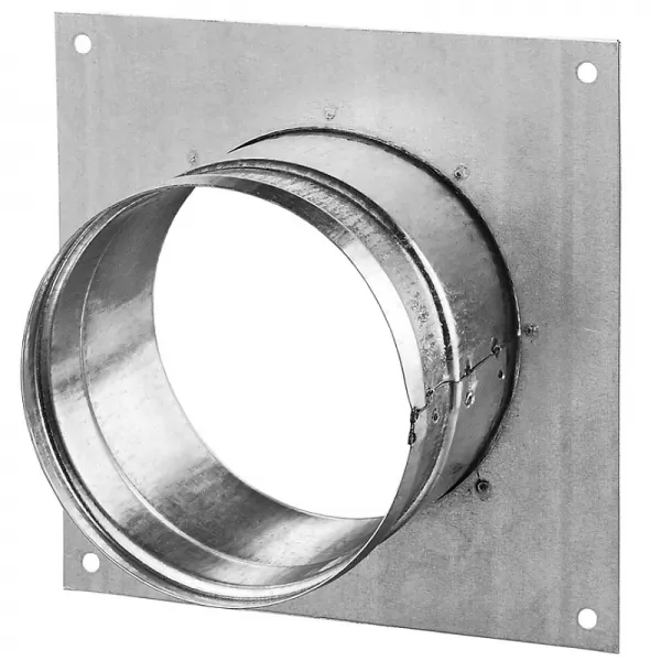 Příruba z pozinkované o oceli, 250 mm s rámečkem DALAP DFK 250