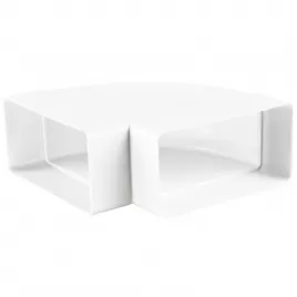 Koleno horizontální, hranaté 90° 220 x 90 mm DALAP 950