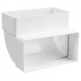 Koleno vertikální, hranaté 90° 308 x 29 mm DALAP 30101