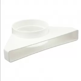Redukce z kulatého na hranaté potrubí 90°, 234 x 29 mm / Ø 100 mm DALAP 6013