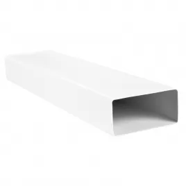 PVC potrubí hranaté pevné 220 x 90 mm / 1,0 m DALAP 910