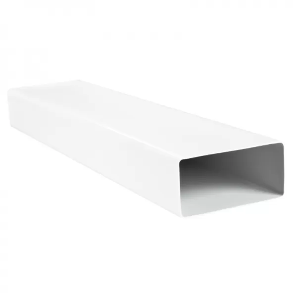 PVC potrubí hranaté pevné 220 x 90 mm / 1,0 m DALAP 910