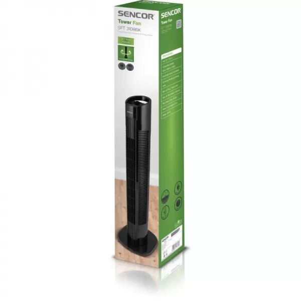 Sloupový ventilátor SENCOR SFT 3108BK
